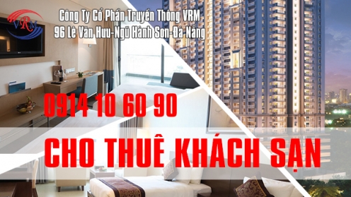 Cho thuê khách sạn 15 phòng, gần sông và biển đường Lê Văn Hưu